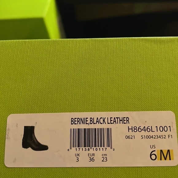 Sam Edelman Bernie black leather fringe studded square front western booties 6 M - Picture 13 of 13